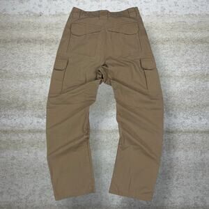 Vintage 90s Tru Spec Tactical Pants 34x34 Baggy Wide Leg Tan Double Knees Cargos